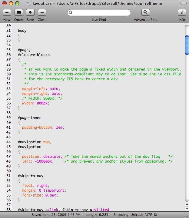Mac text editor built in